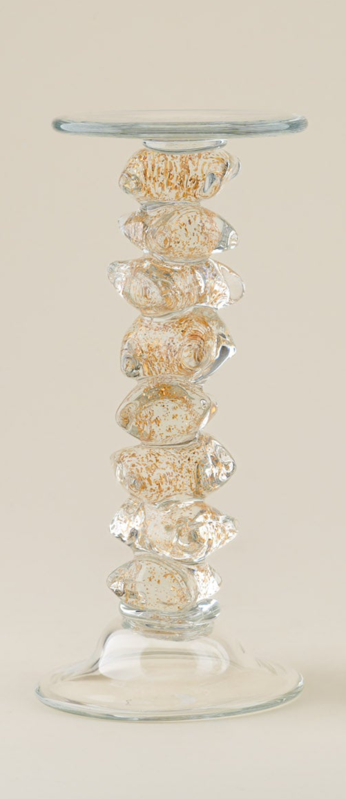 Handmade Glass Candle Stand A