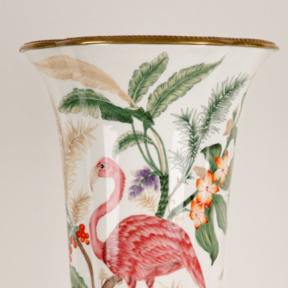 Garden Of Eden Porcelain Vase