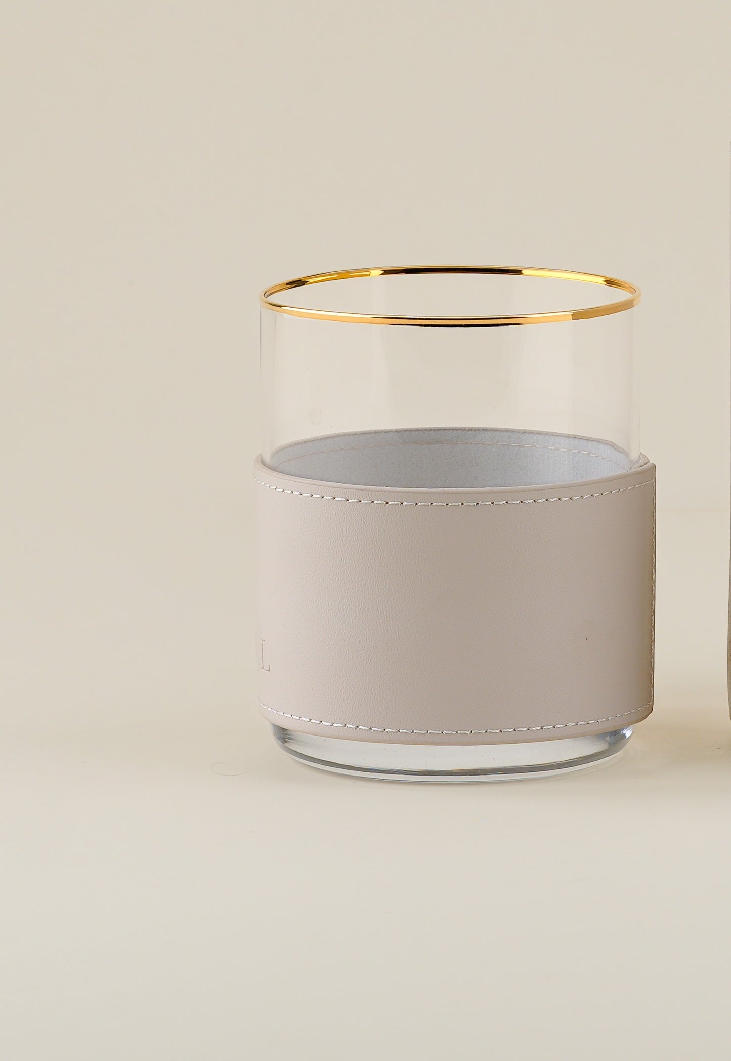 Leather Glass (White)