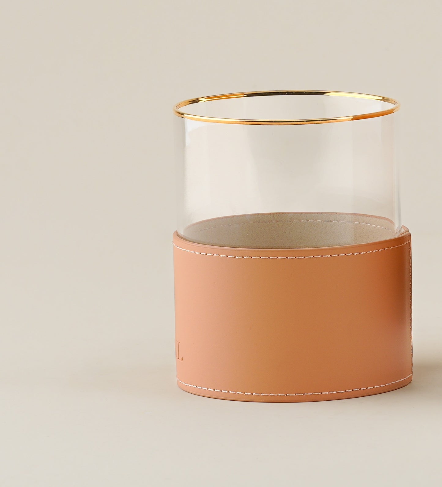 Leather Glass (Caramel)