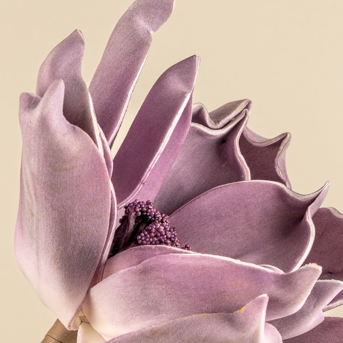 Sunflower Faux Foam Flower (Purple)