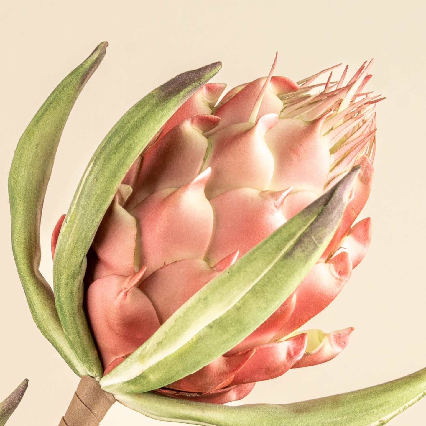Artichoke Faux Foam Flower (Red)