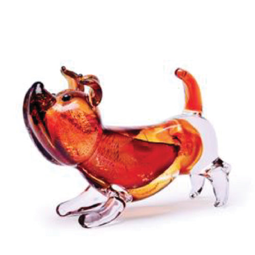 Handmade Crystal Dog A