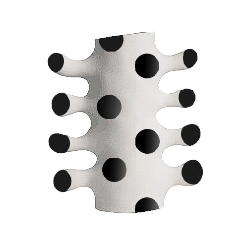 Polka Dot Porcelain Vase