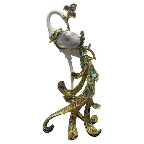 Peacock with Ormer Shell