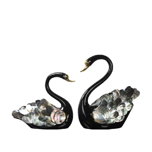 Swan with white Margaritifera