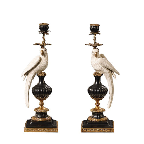 Love Bird Paired Candle Holder
