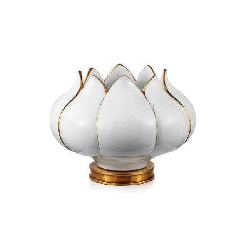 Pure White Lotus Vase