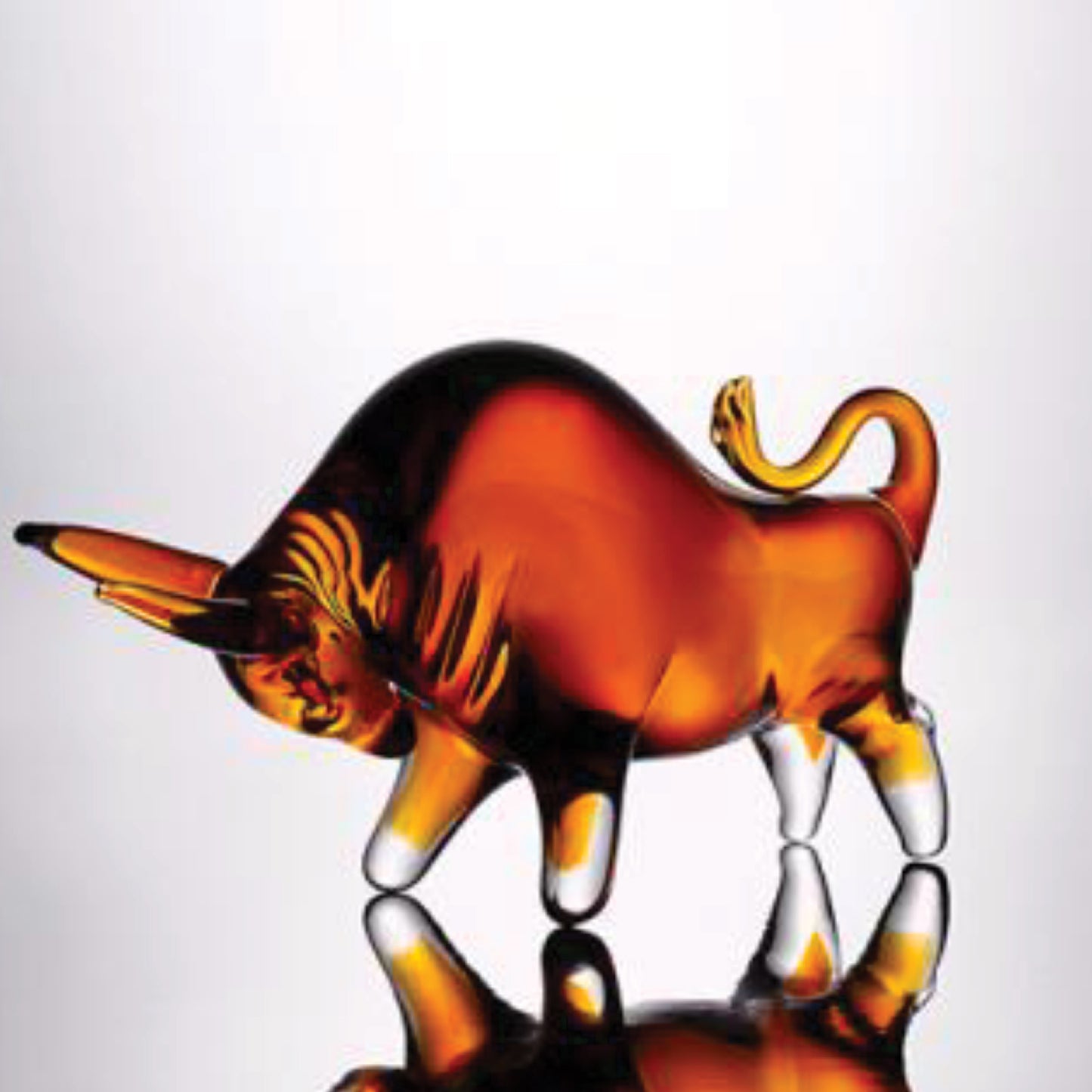 Handmade Crystal Bull