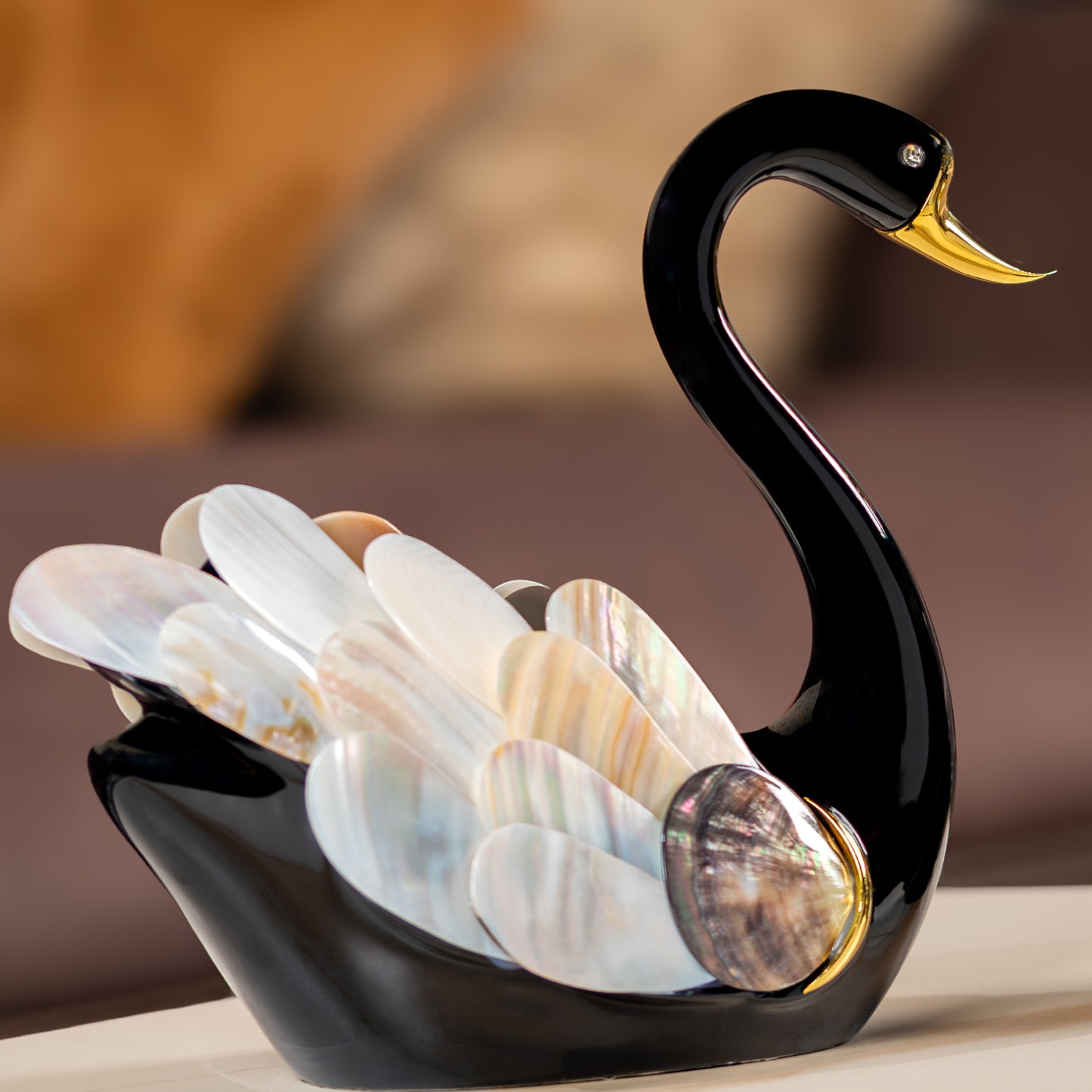 Swan Ornaments (Black)