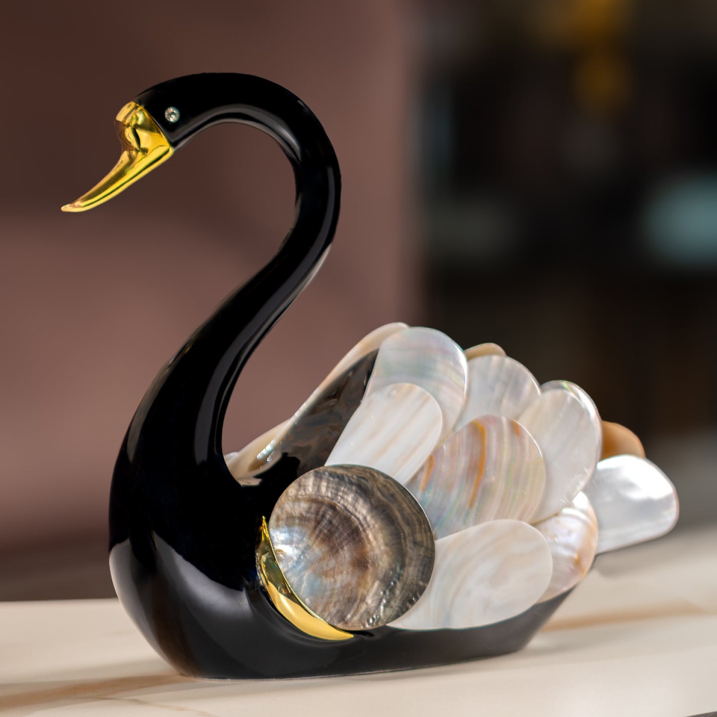 Swan Ornaments (Black)
