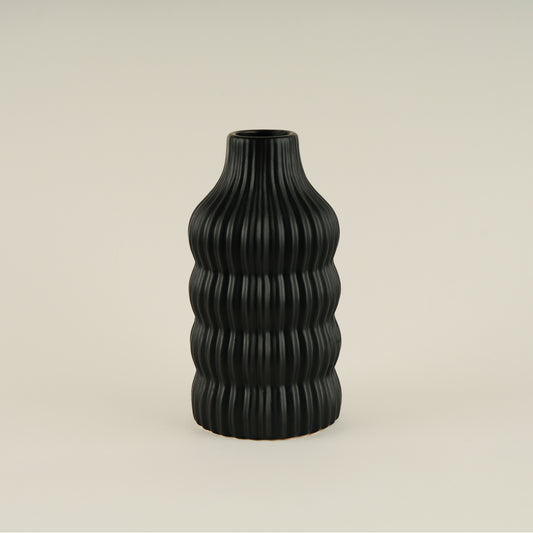 Ceramic Vase (Small - Black)