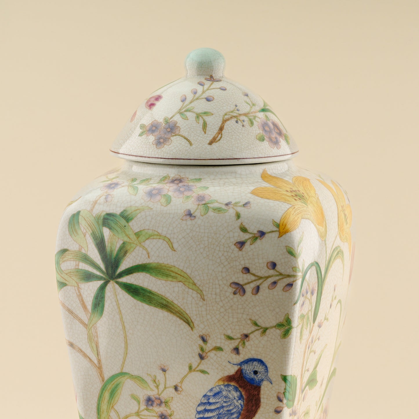 Botanical Garden Porcelain Vase
