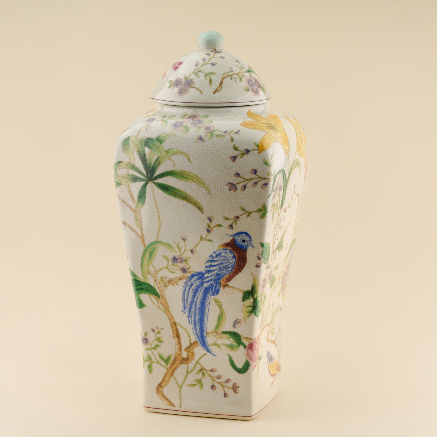 Botanical Garden Porcelain Vase