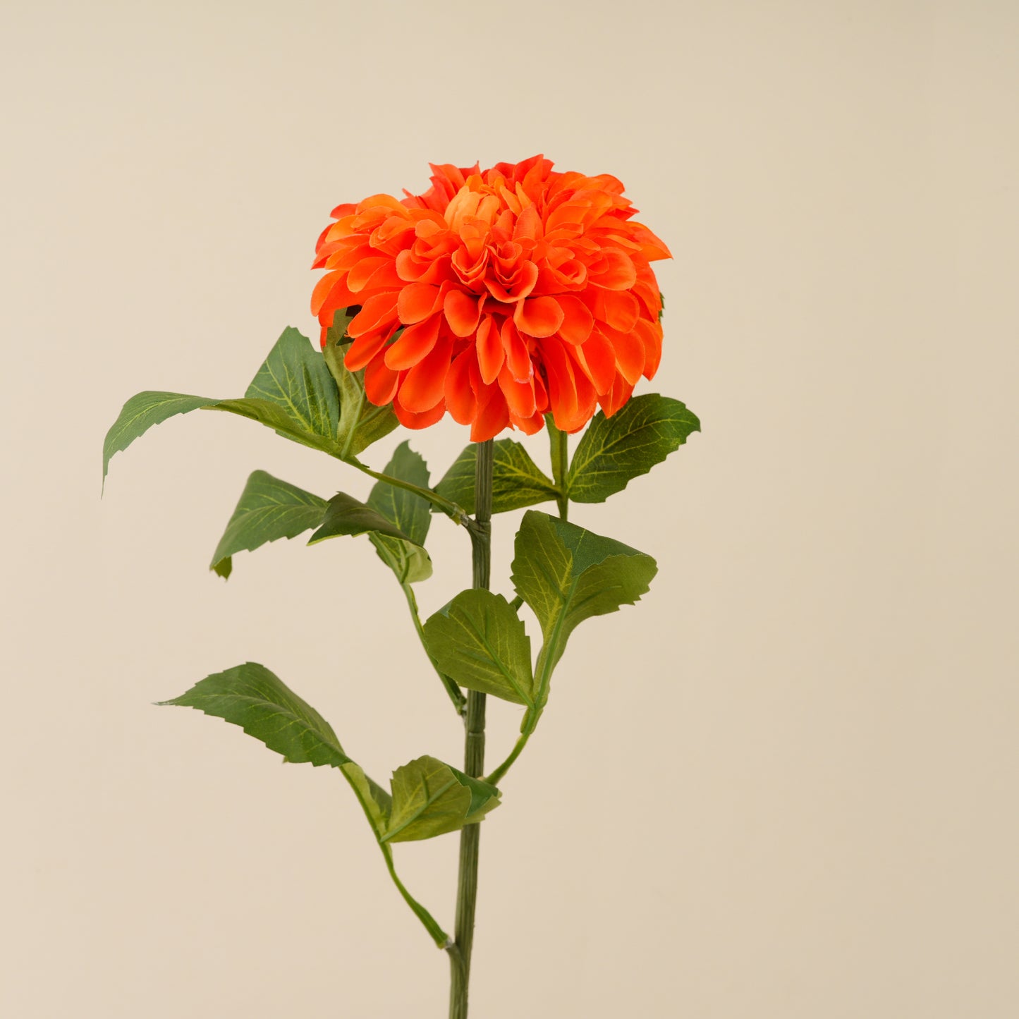Artificial Dahlia (Dark Orange)