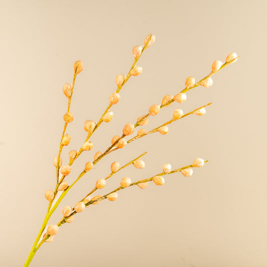 Berry Branch Faux Foam Flower (Yellow)