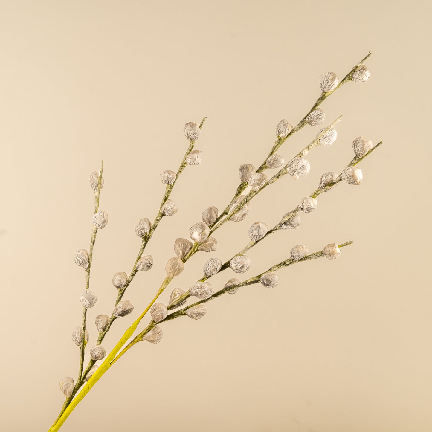 Grey Berry Branch Faux Foam Flower (Grey)
