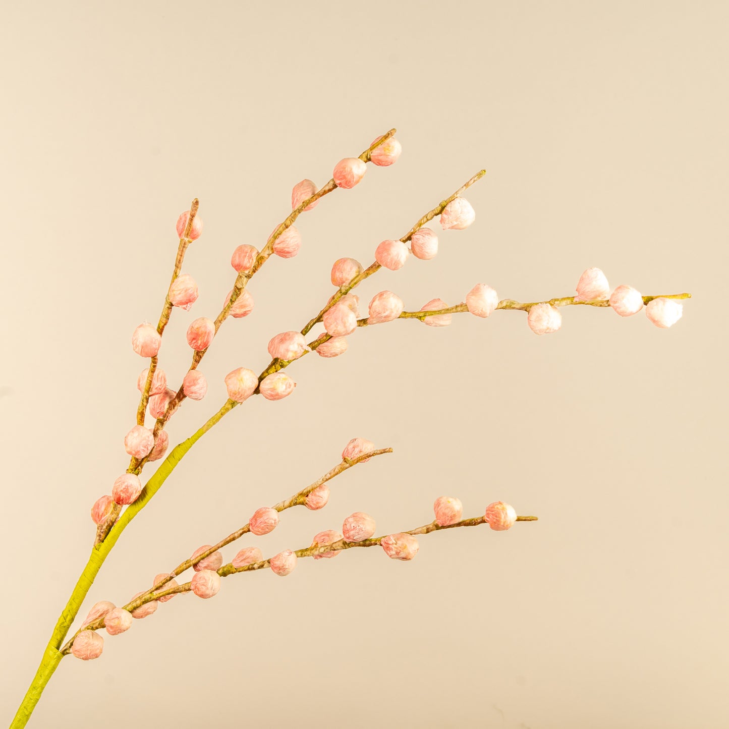 Cherry Berry Branch Faux Foam Flower (Orange)