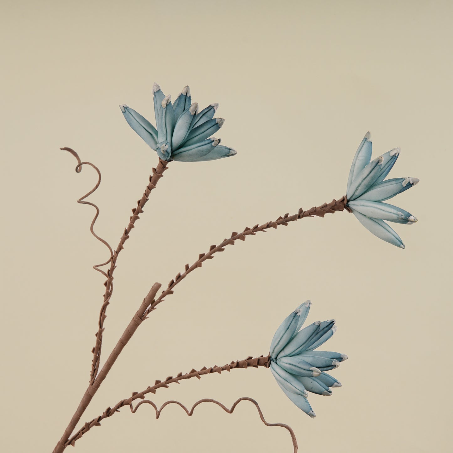 Magnolia Stellata Faux Foam Flower (Light Blue)