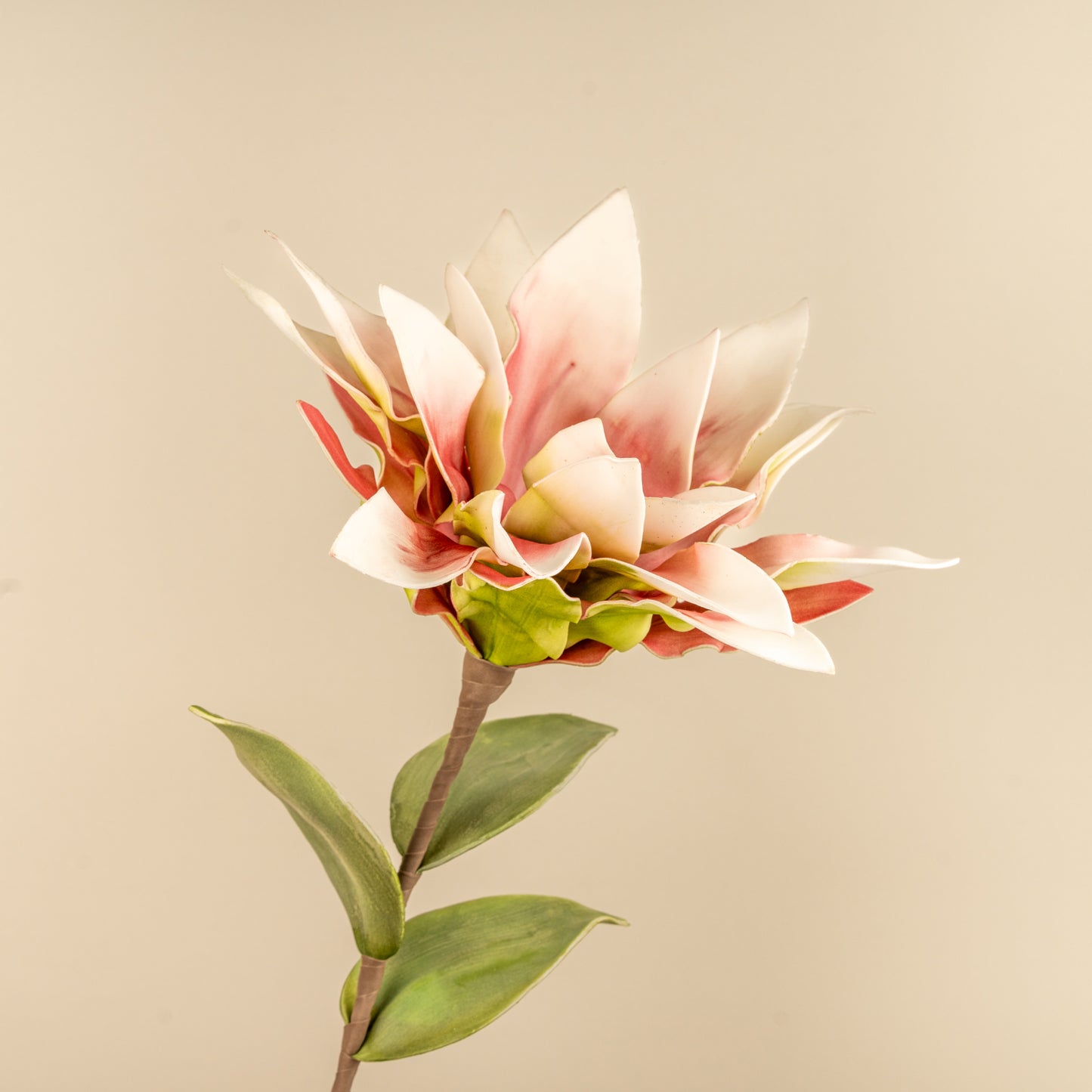 Mountain Ebony Faux Foam Flower (Pink & Green)