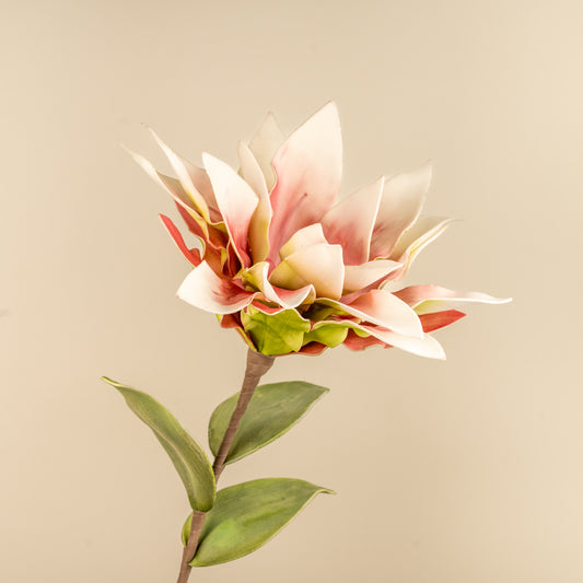 Mountain Ebony Faux Foam Flower (Pink & Green)