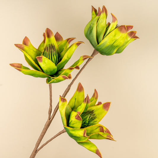 Dragon Tree Green Faux Foam Flower