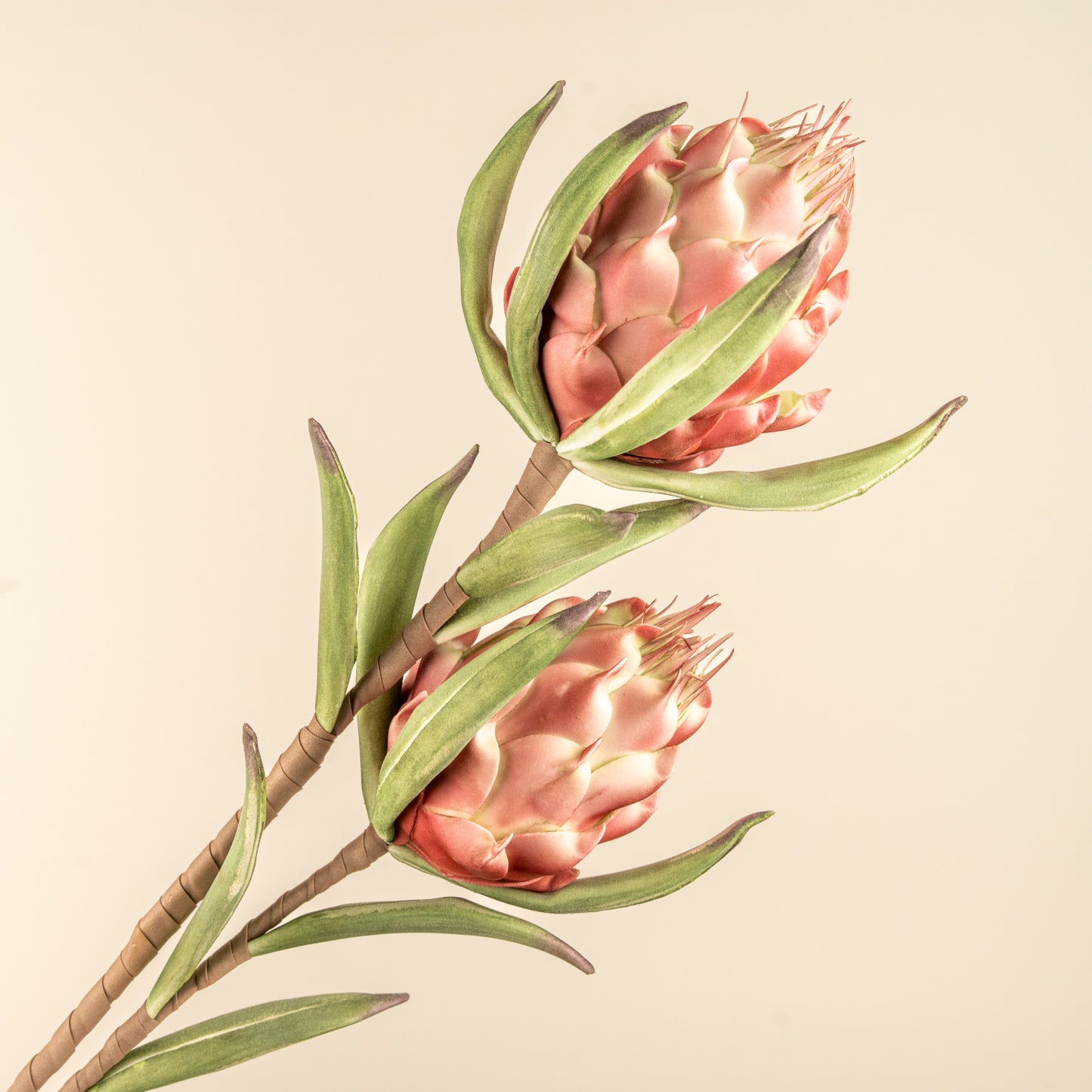 Artichoke Faux Foam Flower (Red)