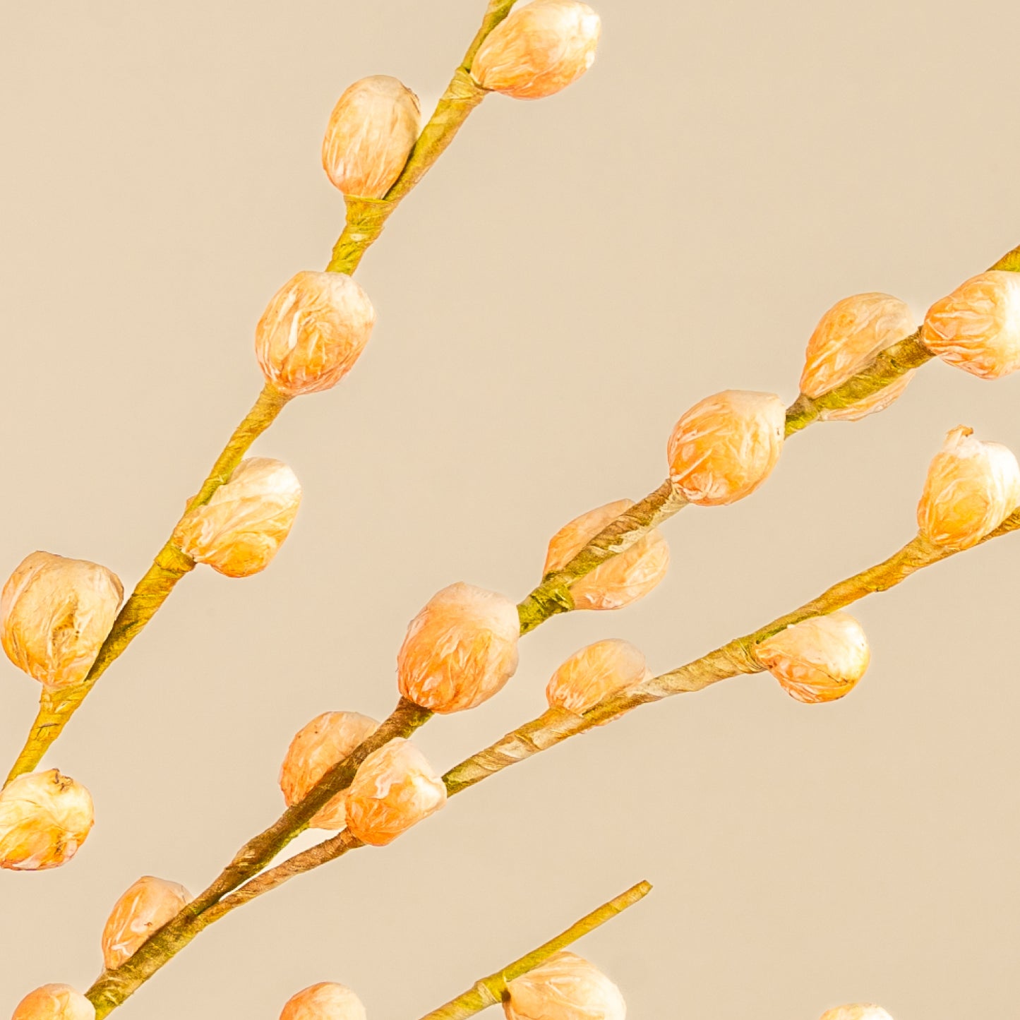 Berry Branch Faux Foam Flower (Yellow)