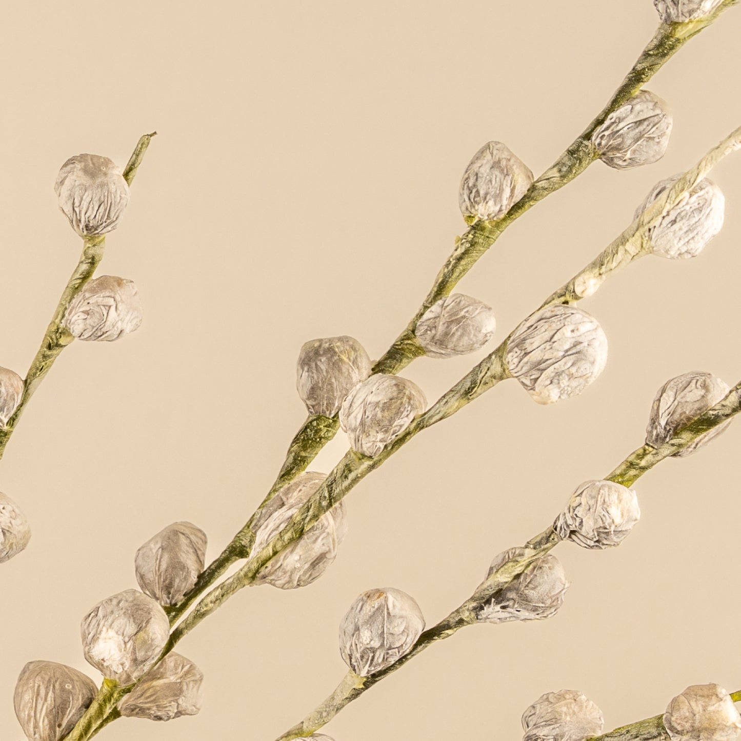 Grey Berry Branch Faux Foam Flower (Grey)