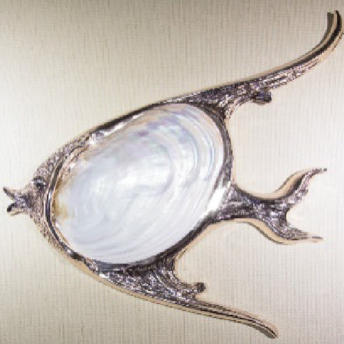 Fish Wall Decor with Freshwater Pearl Mussel C