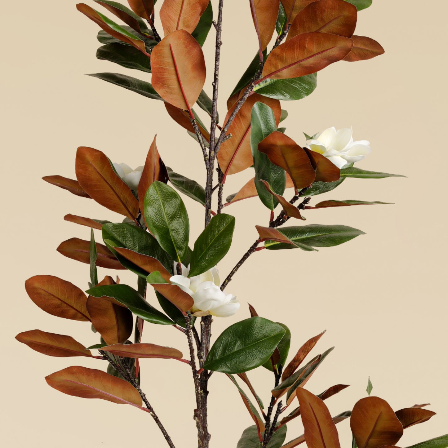 Artificial Magnolia Tree (Brown Leaf – 7 Branches)