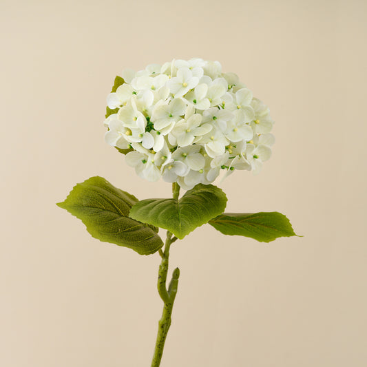 Artificial 3D real-touch Hydrangea (White)