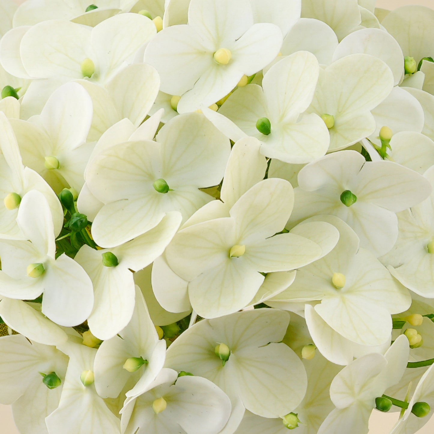 Artificial 3D real-touch Hydrangea (White)