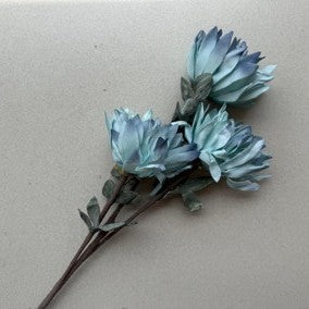 Chrysanthemum Foam Flower (Dark and Light Blue)